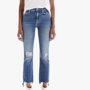 Mother Insider Crop Step Chew Jean